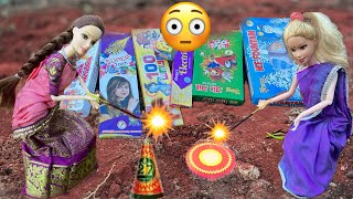 Diwali Crackers Bursting in Tamil 🎊- Barbie Tamil | barbie show diwali in tamil barbie doll videos 