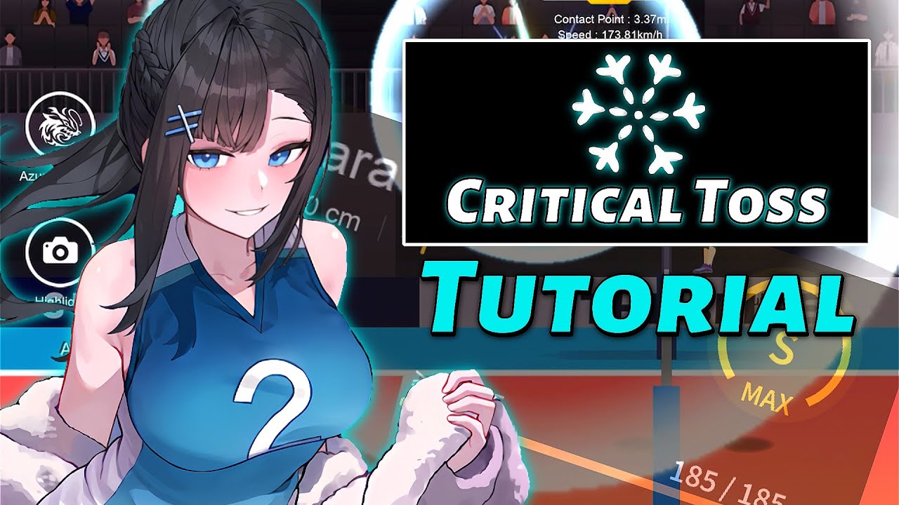 Sara Tutorial [ Critical Toss ❄️ ] !! The Spike Volleyball 3x3 !! The Spike 5.8.6
