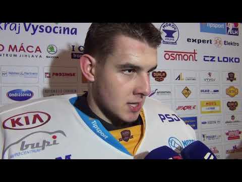 TELH 2017/2018: Dukla - Mountfield HK 0:2, Jakub Škarek