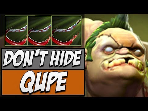 Qupe Pudge - Numba One | Dota Gameplay 7.14