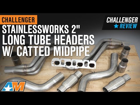2008-2020 Challenger StainlessWorks 2 in. Long Tube Headers w/ Catted Midpipe Review