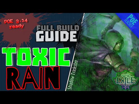 【Path of Exile - PoE】 Toxic Rain Build - Shadow Trickster