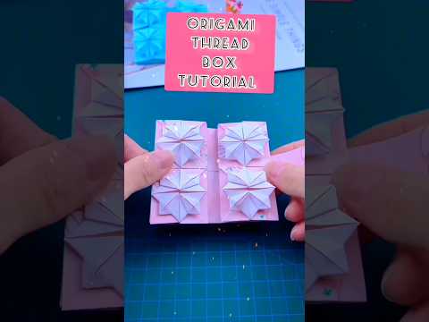 Diy origami thread box tutorial#shorts#shortsfeed#origami#diy#tutorial