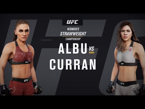 UFC 3 Gameplay Aleksandra Albu vs Kailin Curran