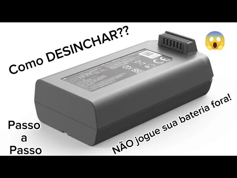 Como DESINCHAR bateria do Drone DJI mini 1, 2 , SE e 2 SE! Não jogue FORA!!!