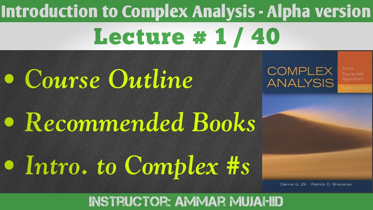 Complex numbers | Properties of Complex numbers | Complex Analysis || Lecture 1