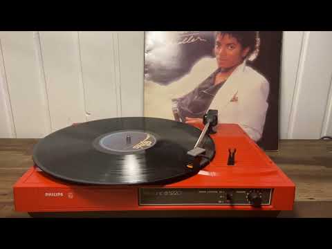 Probando Tocadisco PHILIPS Electronic D5220 con vinilo Michael Jackson