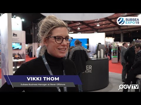 SUBSEA EXPO 2019 - OGV Interview Vikki Thom at Rever Offshore