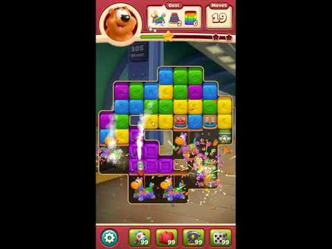 Toon Blast Level 4895 - NO BOOSTERS 🐻🐺🐱 | SKILLGAMING ✔️