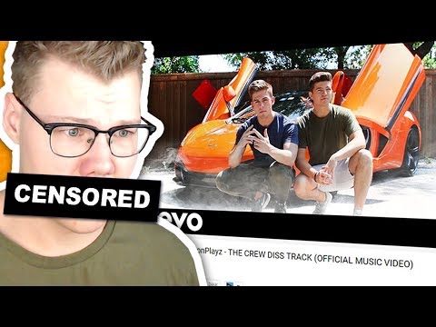 NOBOOM & PRESTONPLAYZ MADE A DISS TRACK ON ME!! *FREAKOUT*