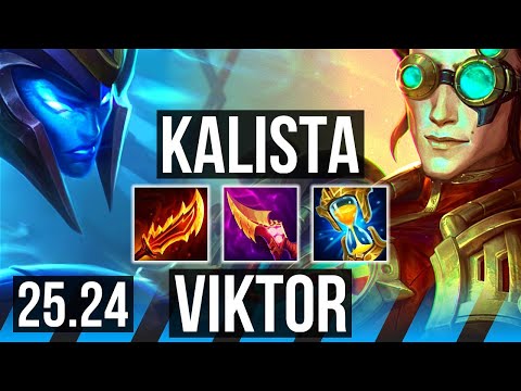 KALISTA vs VIKTOR (MID) | EUW Diamond | 25.24