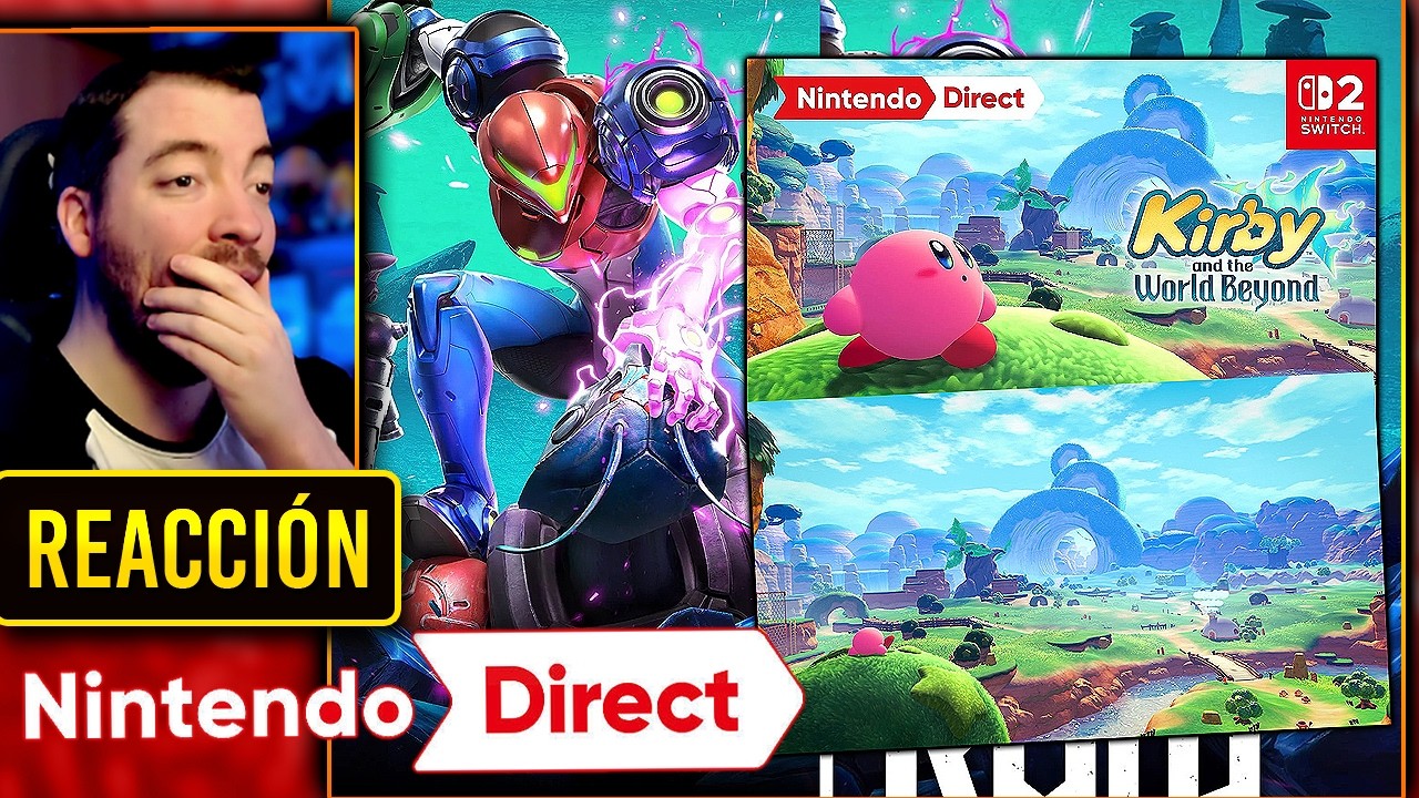 KIRBY OF THE WILD, NUEVO METROID 2D y MÁS! Mi REACCIÓN al NINTENDO DIRECT COMPLETO (09-09-2026)