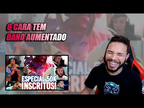 React #16 - TILTANDO STREAMERS E PROPLAYERS - ESPECIAL 50K