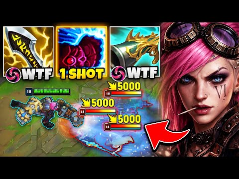 FULL CRIT INSTA-KILL VI TOP LANE IS 100% BROKEN! ONE SHOT ANYONE WITH 1 COMBO!