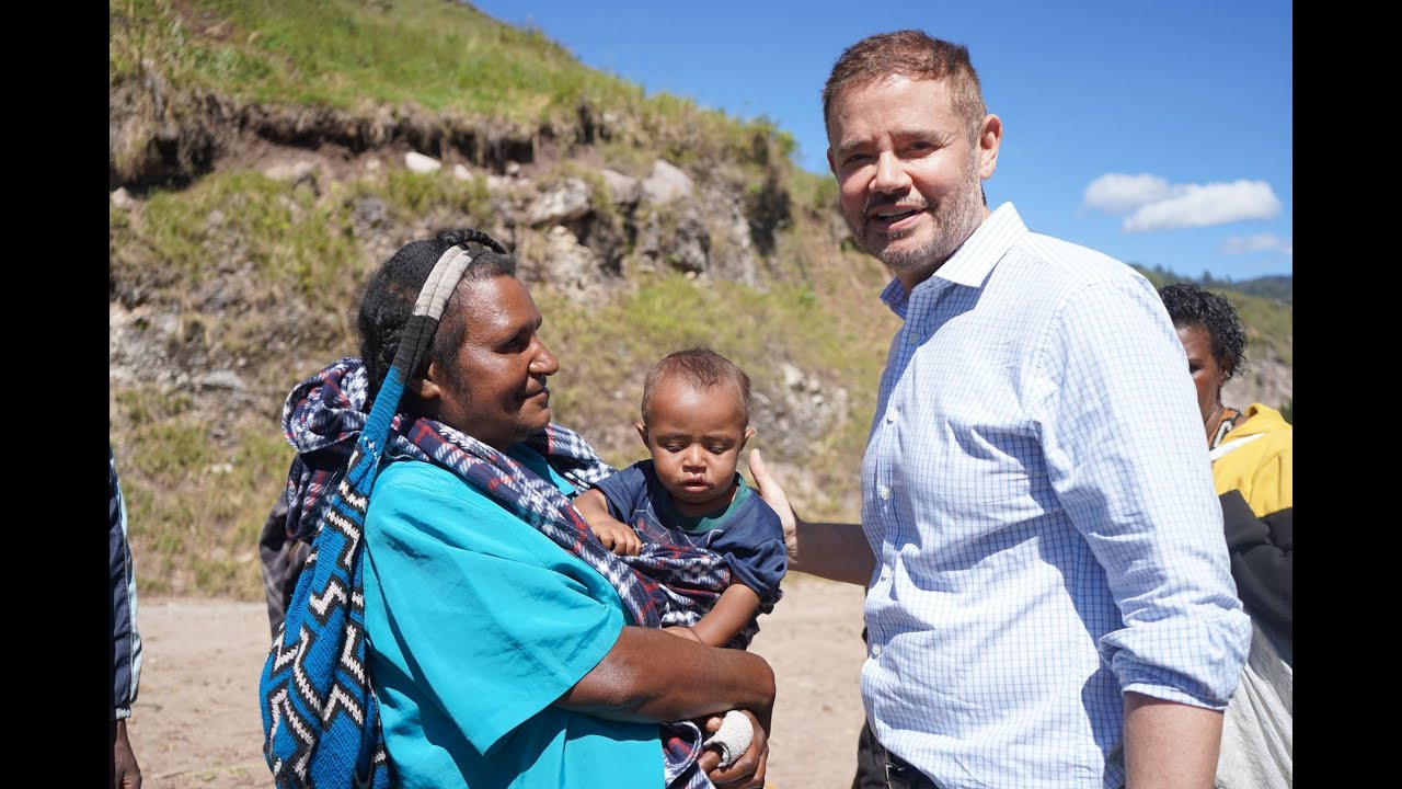 UN Resident Coordinator Meets Survivors of Enga Landslide - June 2024