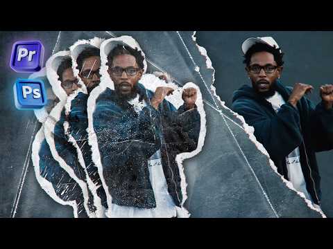 How to create PAPER RIP TRANSITIONS (Premiere Pro & Photoshop)