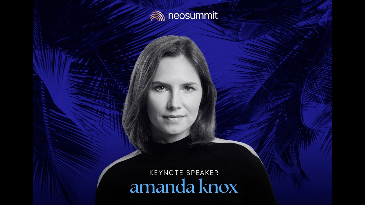 Amanda Knox at NeoSummit.
