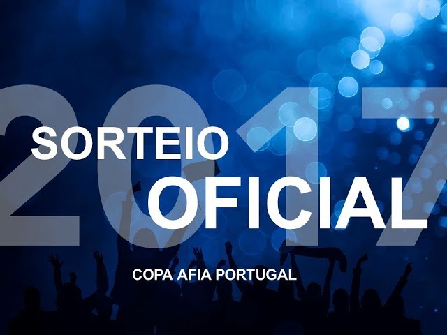 Sorteio Oficial – Copa AFIA Portugal – Algarve 2017