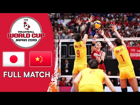 Japan 🆚 China - Full Match | Women’s Volleyball World Cup 2019