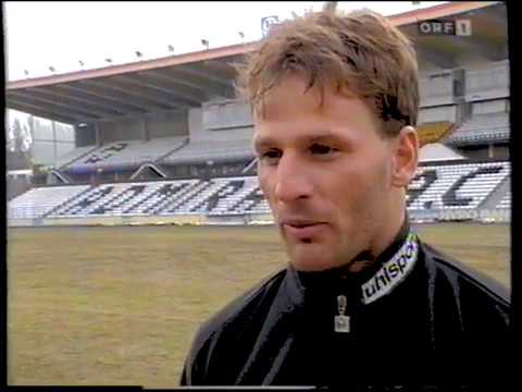 Vor Admira Wacker gegen Rapid Wien - Saison 1995/96