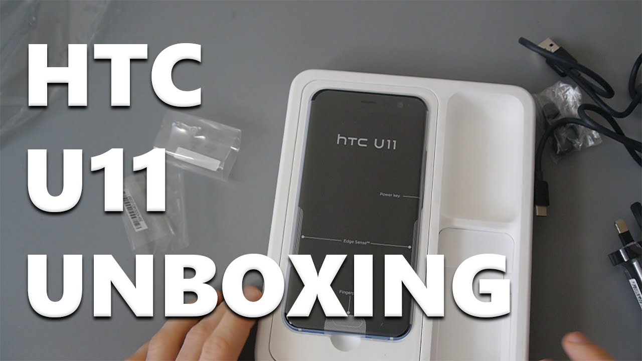HTC U11 Unboxing - Amazing Silver