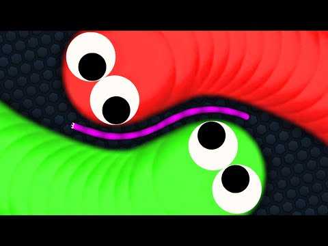 Slither.io Best Tiny Troll Snake vs Giant Noob Snakes - Epic Slitherio Gameplay
