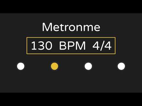 Metronome | 130 BPM | 4/4 Time (with Accent )