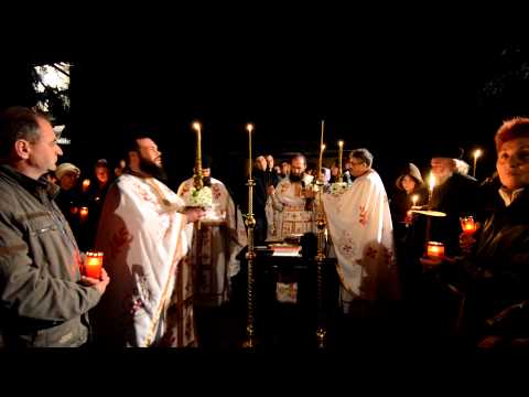 Slujba Invierii   Manastirea Sitaru 20 Aprilie 2014