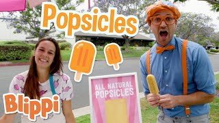 Blippi Makes Fruit Popsicles! | Learn Healthy Eating For Children | Educational Videos for Toddlers