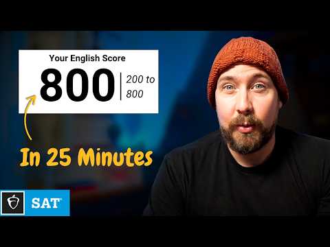 All of SAT English Explained in 25 Minutes