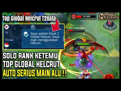 Alucard Solo Rank 1 Tim sama Top Global Helcrut T2nata ! Auto Serius Main - Alucard Gameplay