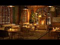 Cozy Christmas Coffee Shop Ambience 🎄 Piano Jazz Music for Relaxing, Studying and Working