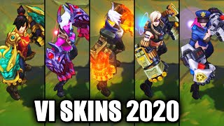 All Vi Skins Spotlight 2020 (League of Legends)