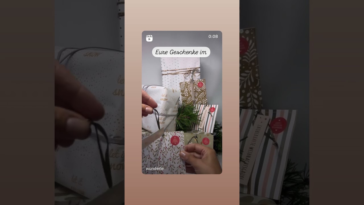 Sternengruß zur Weihnachtszeit als Mini Weihnachtsgruß