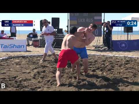 1/4 Men's BW - +80 kg: . ZAKARIIEV MA (UKR) v. M. ALEKSEI (RUS)
