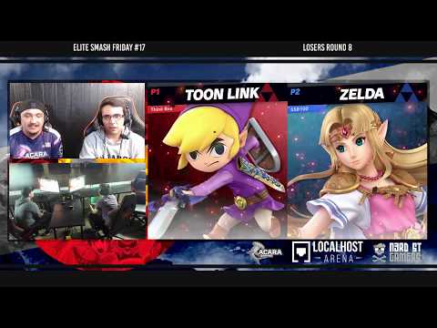 Elite Smash Friday #17 - Dusty (Toon Link) Vs. SSB100 (Zelda) - Losers Round 8