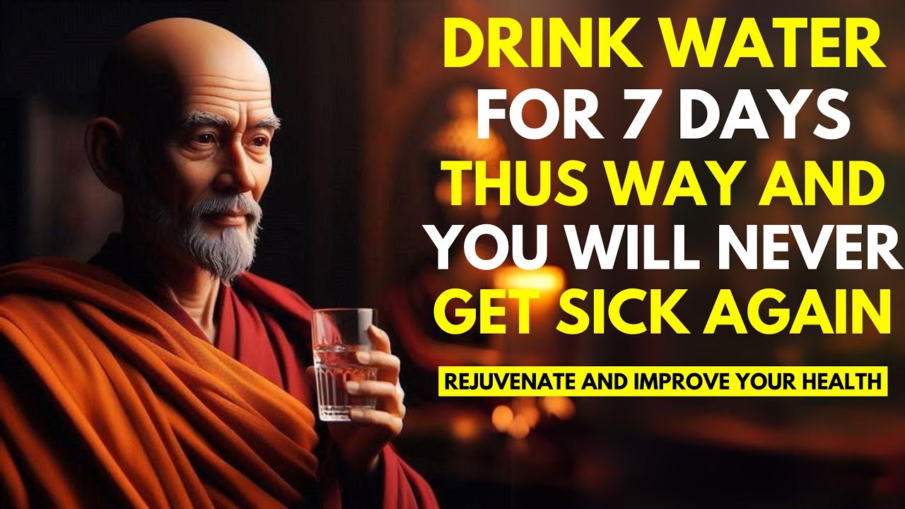 99% Of People DON'T KNOW the Correct Way to Drink Water | Buddhist Teachings
