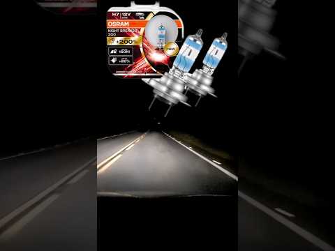 AMAZING DIFFERENCE between normal bulb and Osram Nightbreaker