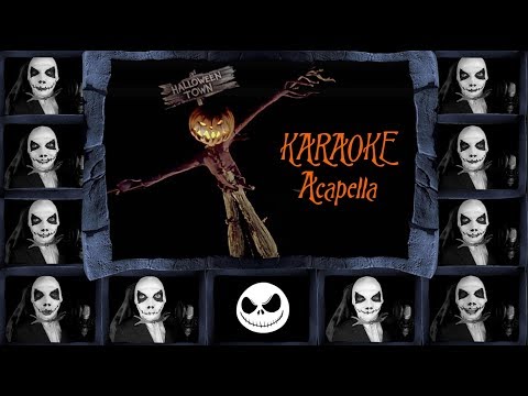 This is Halloween - KARAOKE - A Cappella  (Sing A Long - Lyric Video)