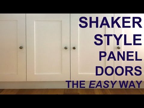 Shaker style doors in MDF video 405
