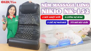Hướng dẫn sử dụng nệm massage toàn thân đa năng Nikio NK-152