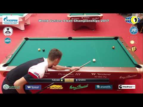 Kalyaev Daniil v Grishin Rоman World Juniors 9-ball Championship 2017