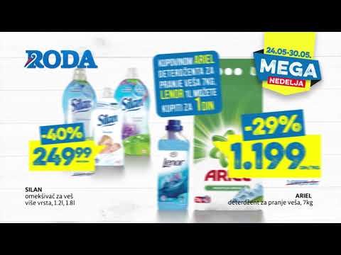 Roda I Mega nedelja 24.05 - 30.05.2019.