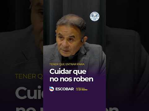 Entrar para cuidar que no nos roben  🟣 #ESCOBAR #PartidoLibertario
