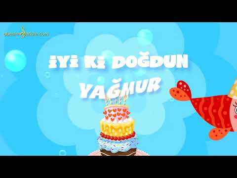 İyi ki Doğdun YAĞMUR - İsme Özel Kırmızı Balık Doğum Günü Şarkısı