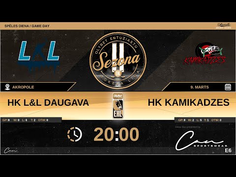 2022 03 09 HK L&L Daugava - HK Kamikadzes