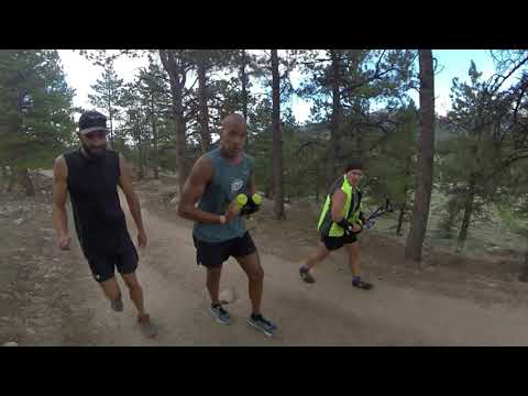 David Goggins at the Leadville Trail 100 race 2019
