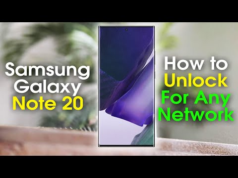 How to Unlock Samsung Galaxy Note 20 (Ultra) For Any Network