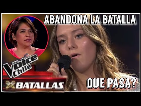 CLAUDIA LORCA ABANDONA LA BATALLA VS LAURA LENIZ | The Voice Chile 2023