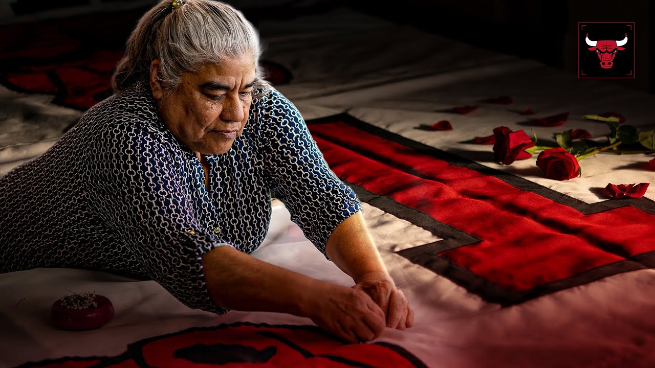 Meet the seamstress who sewed Derrick Rose's banner hand